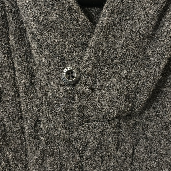 Men's Ben Sherman Lambswool Fisherman Sweater - Picture 3 of 8